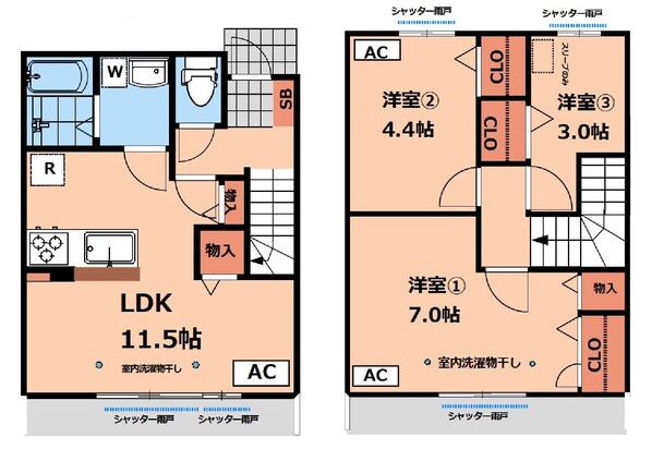 アムールの物件間取画像